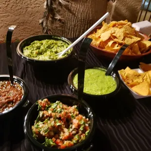 Salsa, pico &amp; guac!
