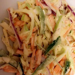 Coleslaw... With homemade sauce...