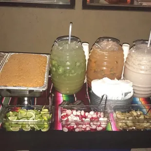 Our Agua frescas are all National, nothing artificial