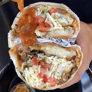 Baja California burrito