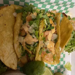 a close up of a taco