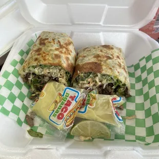 Carnitas burrito