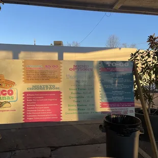 a sign for taco nganas