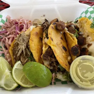 Carnitas. Asada. Pastor Tacos