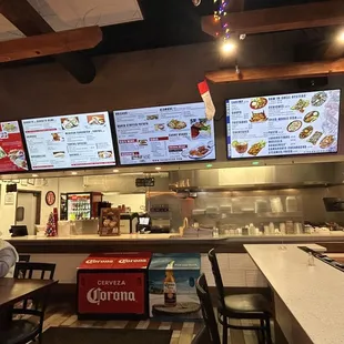 A picture of the menu