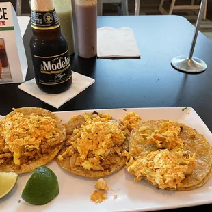 Street tacos  1 fish 2 shrimp