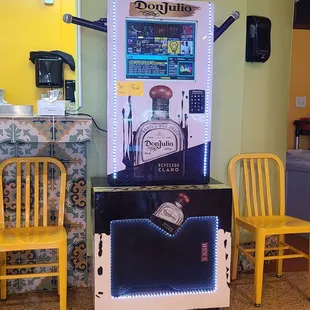 a display of a taco machine