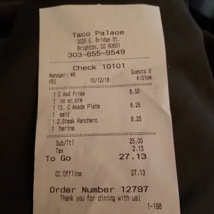First meal here, very reasonable.