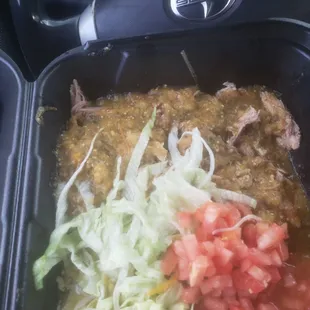 Chile verde,completely different from before.