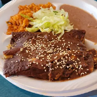 Mole Enchiladas