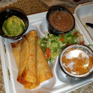 Chicken flautas