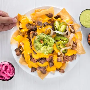 nachos, food