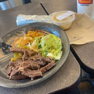 Beef Fajitas Plate