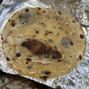 Undercooked tortillas