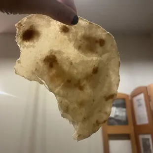 Tortilla uncooked