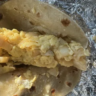 Potato and egg