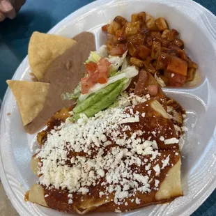 Red Enchiladas
