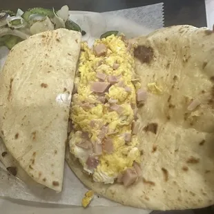 Bacon and Egg Tacos