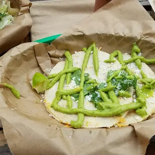 Pork Quesdilla with Guac!