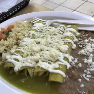 Enchiladas Verdes