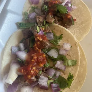 Tacos with Purple Onions