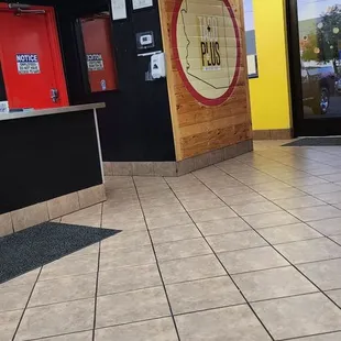 the inside of a restaurant