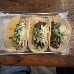 Chicken, al pastor, suadero