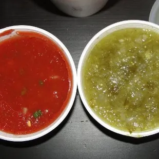 Red and Green Salsa