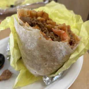 Surf and Turf Burrito