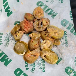 17 peppers I took of my 1 burrito. would be too hot for me to est.