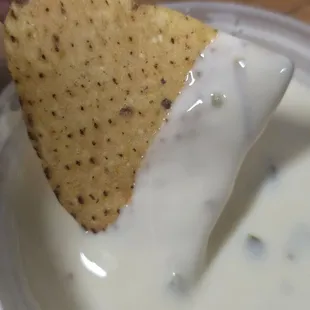 Queso nearly identical to Moe's Southwest Grill, which I love