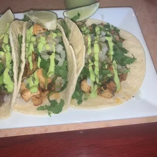 Pollo Asado Taco