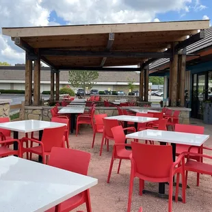 Partially Covered Patio Area