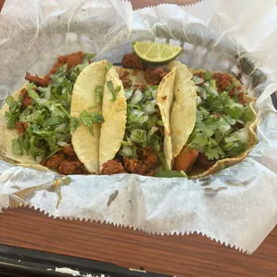 my amazing al pastor tacos from taco ray