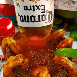 Micheladas w/shrimp
