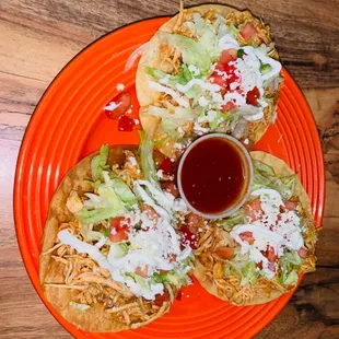 Chicken Tostadas