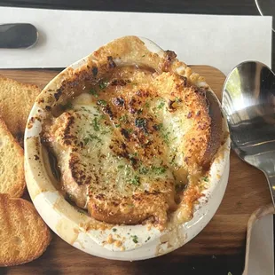 The most amazing French onion soup!