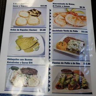 menu, sushi and sashimi