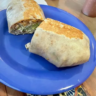 Chicken burrito this was huge