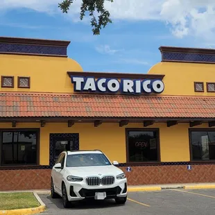 View from parking lot