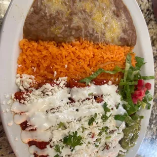 Enchiladas plate