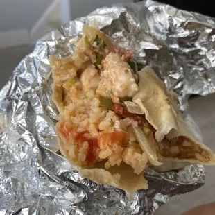 Shrimp Burrito