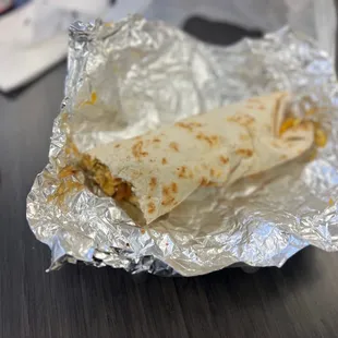 amazing breakfast burrito!! chorizo is the way
