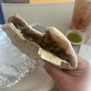 So dry and tough Flour Gordita