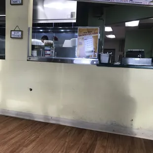 the inside of a restaurant