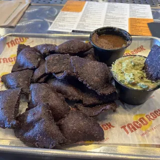 Puff Chips w/ Guacamole