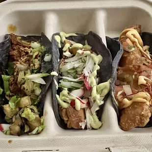 Al pastor, pollo, key west grouper