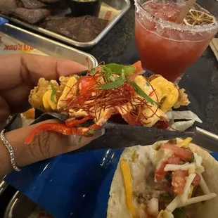 Shake Down Shrimp is my fav @Taco Rock