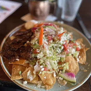 Steak Tostada