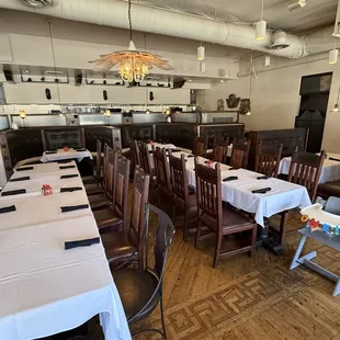 Beautiful setup for a party of 60